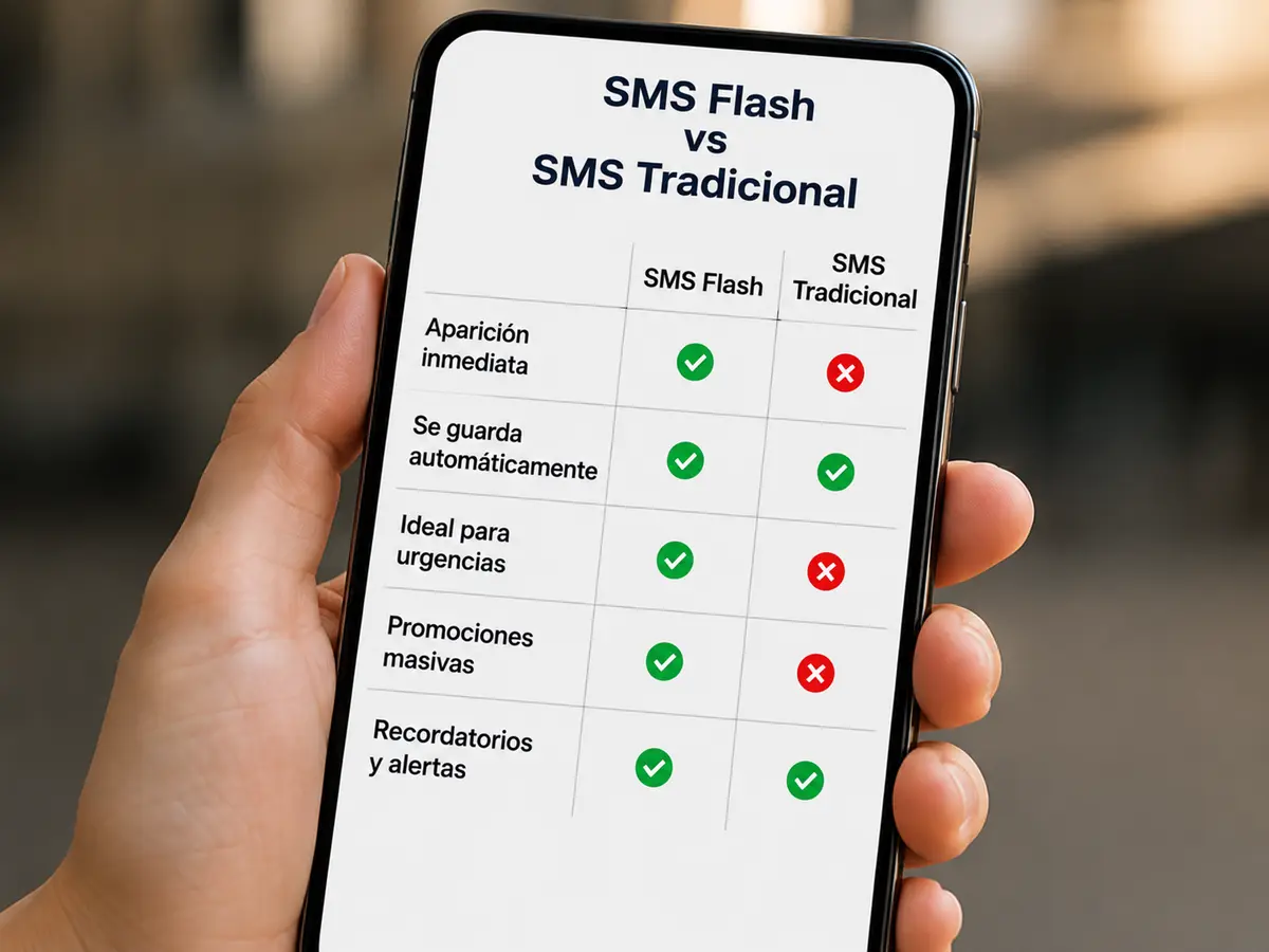 ¿Qué es un SMS Flash y Cómo Utilizarlo en Colombia y México?